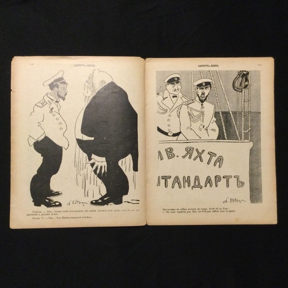 1909 Satirical French Weekly L'Assiette au Beurre - Le Standart Vaisseau Fantôme - Picture 8 of 12